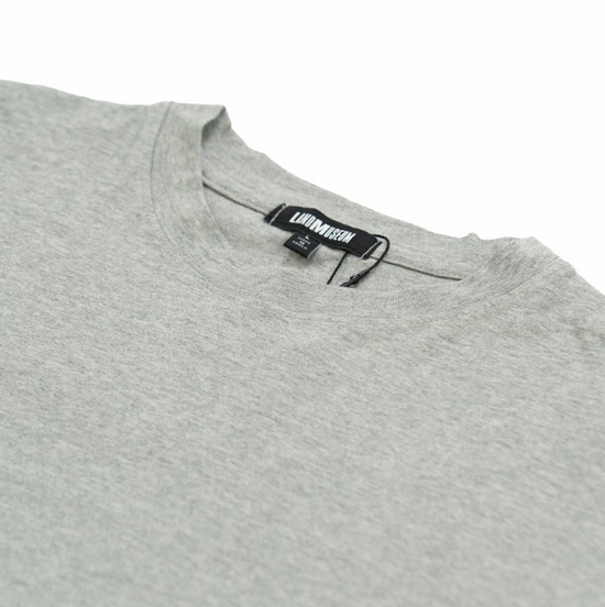 MEN'S SOFT COTTON T-SHIRT MELANGE GREY