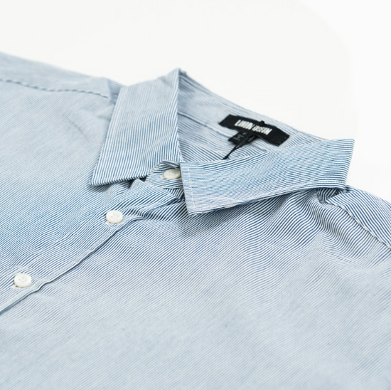 MEN'S VERTICAL STRIPED SHIRT NAVY