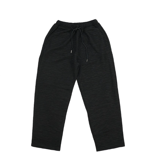 MEN'S COZY PLEATED PANTS BLACK