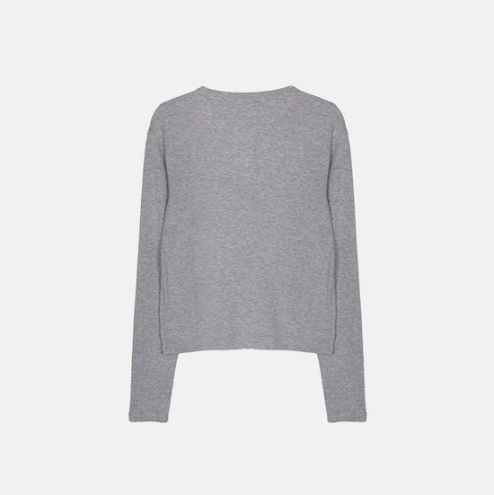 TAPING DAILY CARDIGAN LIGHT GREY