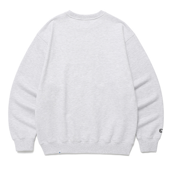 GOTHIC SELLER LOGO SWEATSHIRT LIGHT GREY