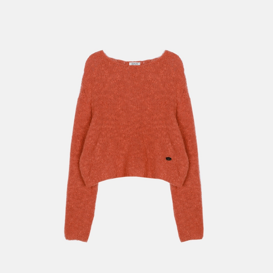 SHAGGY SWEATER ORANGE