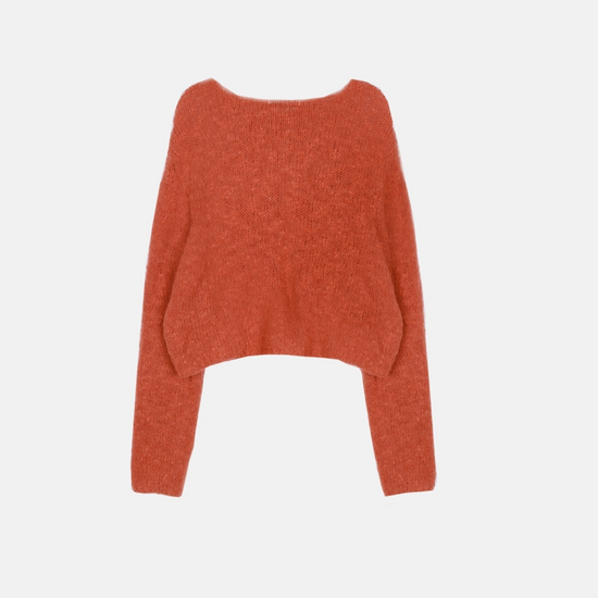 SHAGGY SWEATER ORANGE