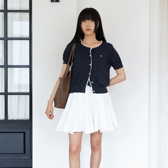 COMFORT BUBBLE SKIRT IVORY