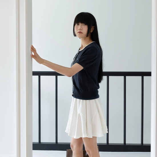 COMFORT BUBBLE SKIRT IVORY