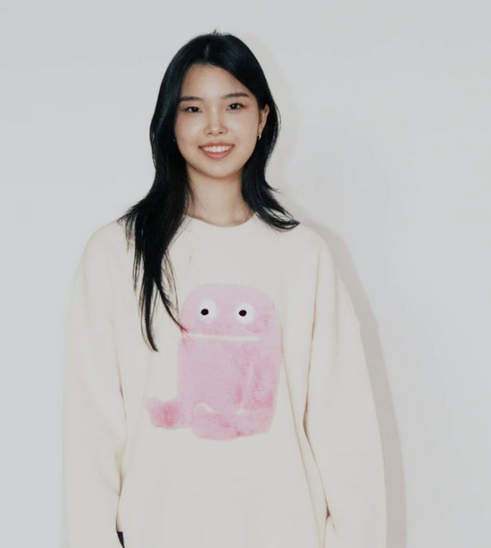 2024 HAIRY MONSTER SWEATSHIRT IVORY