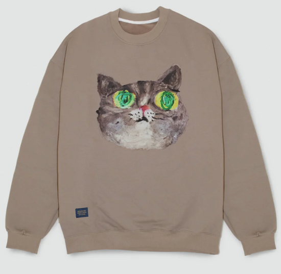 A CAT SWEATSHIRT COCOA
