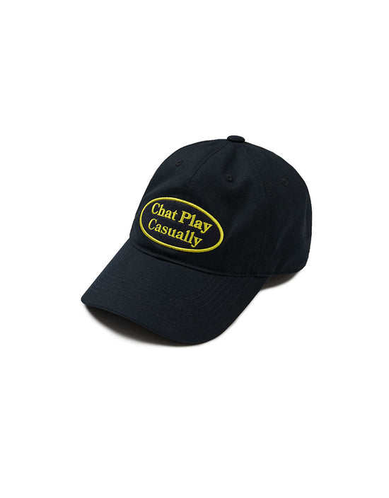 COLOR BUTTON COTTON CAP (NAVY)