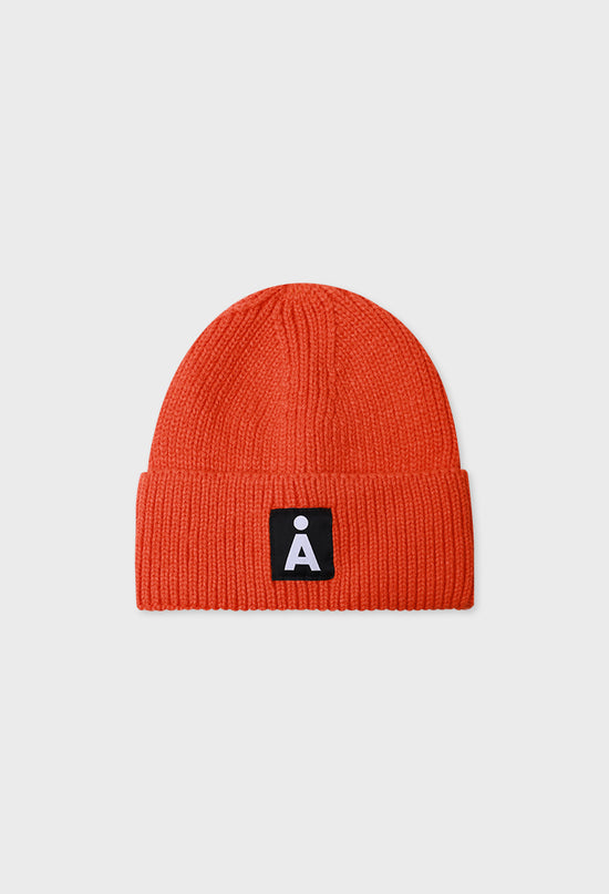 ALAND A LOGO COLOR BEANIE ORANGE