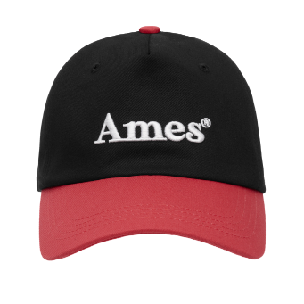 BASIC LOGO TWOTONE BALL CAP BLACK