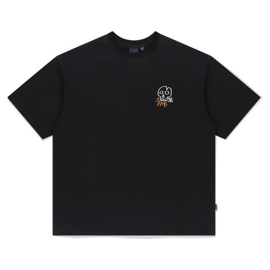 SCRIBBLE TEE SHIRT BLACK
