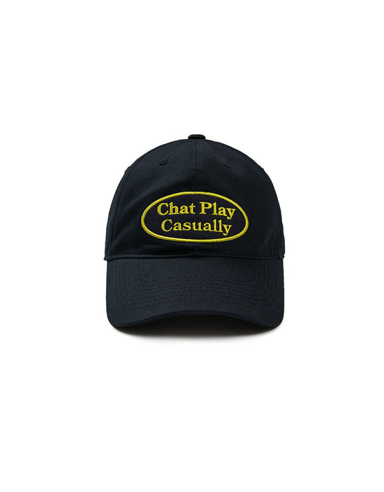 COLOR BUTTON COTTON CAP (NAVY)