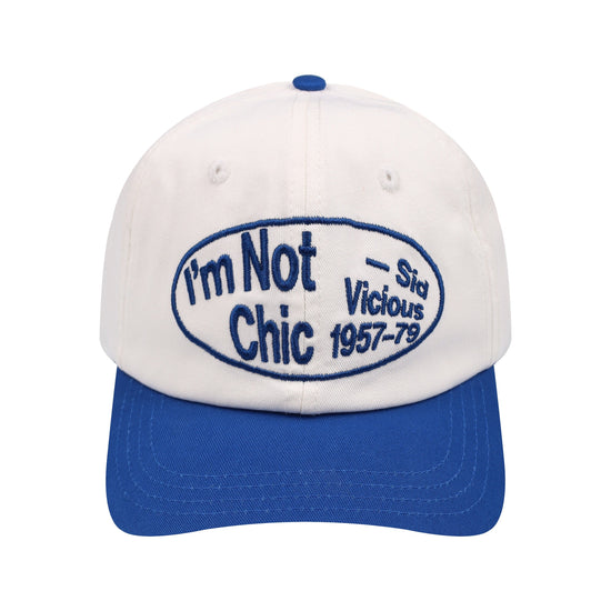 ALAND I'M NOT CHIC BASEBALL CAP BLUE