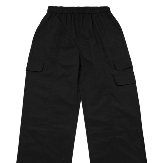 BANDING STRING CARGO PANTS BLACK