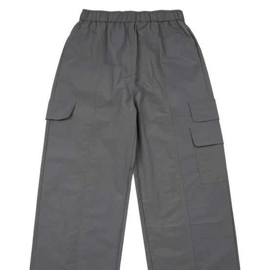 BANDING STRING CARGO PANTS CHARCOAL