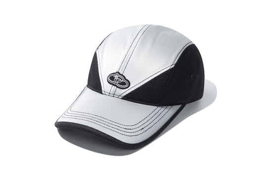 SHINING LOGO BALL CAP SILVER