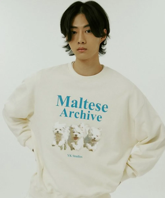 MALTESE ARCHIVE SWEATSHIRTS IVORY