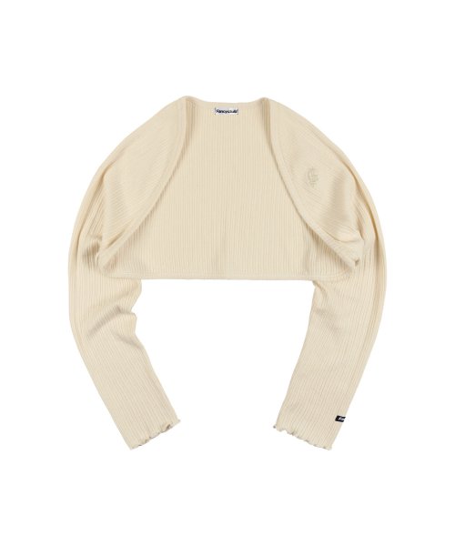 FLUTED BOLERO SET-UP CREAM