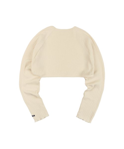 FLUTED BOLERO SET-UP CREAM