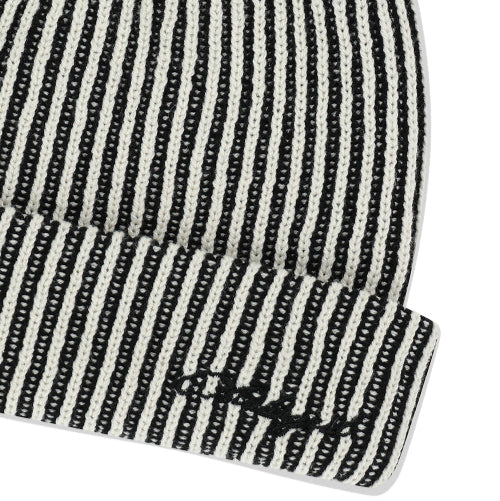 CONTRAST BEANIE IVORY