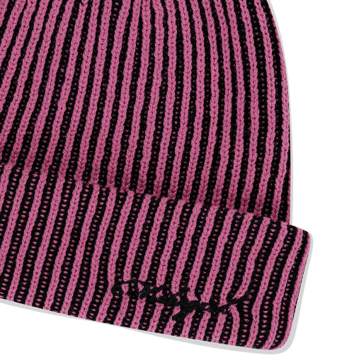 CONTRAST BEANIE PINK