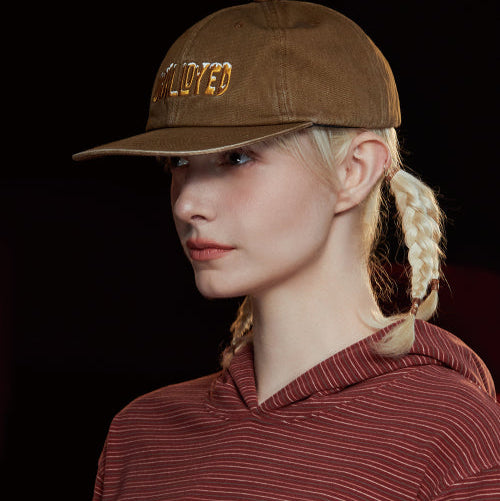 SNOW LOGO CAP BROWN