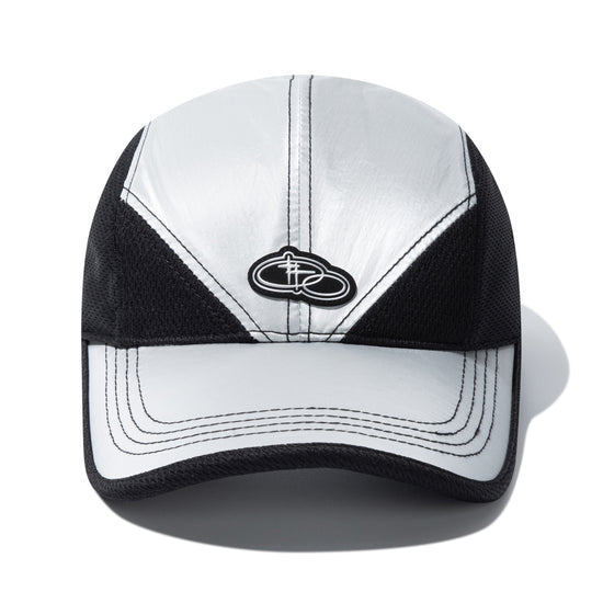 SHINING LOGO BALL CAP SILVER
