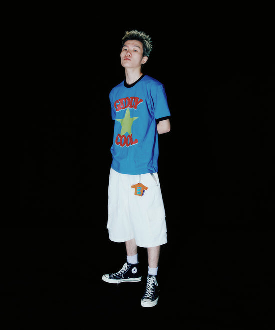 GD STAR TEE BLUE
