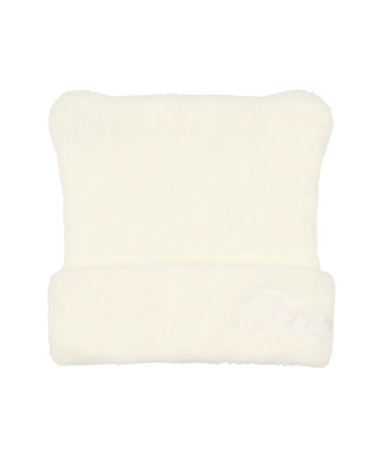 SOFT CREAM BEANIE WHITE