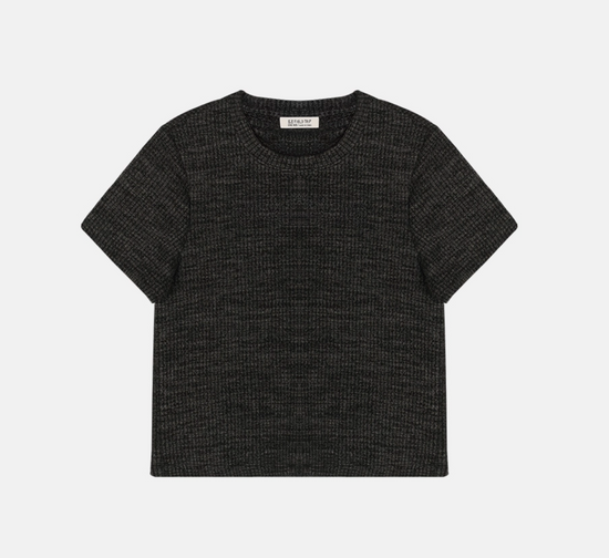 GOLGI HALF SLEEVE T-SHIRT BLACK