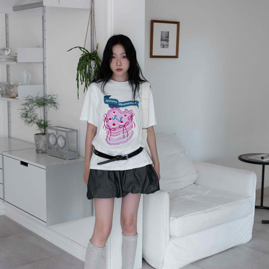 CAKE CLUB T-SHIRT IVORY