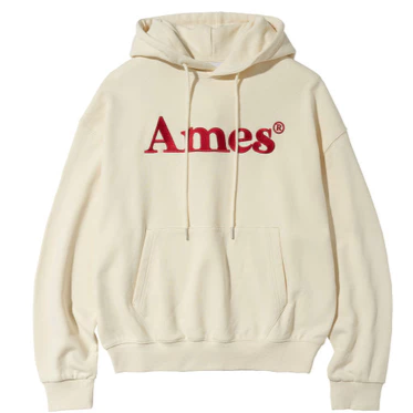 BASIC LOGO HOODIE O CREAM