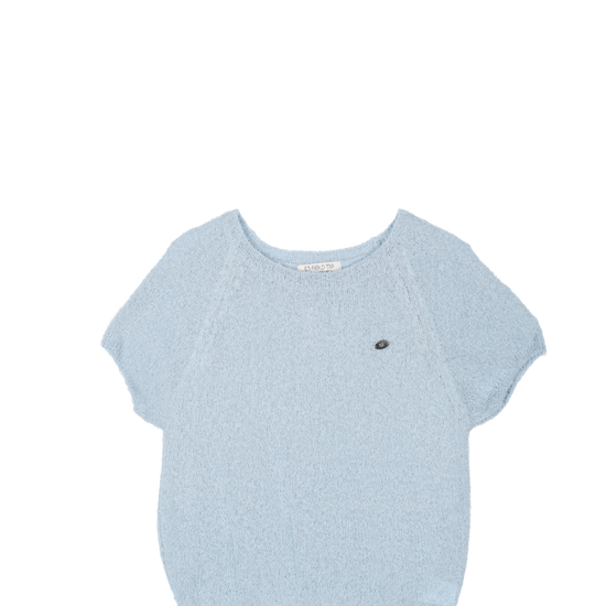 LUCID DRIZZLE HALF KNIT LIGHT BLUE