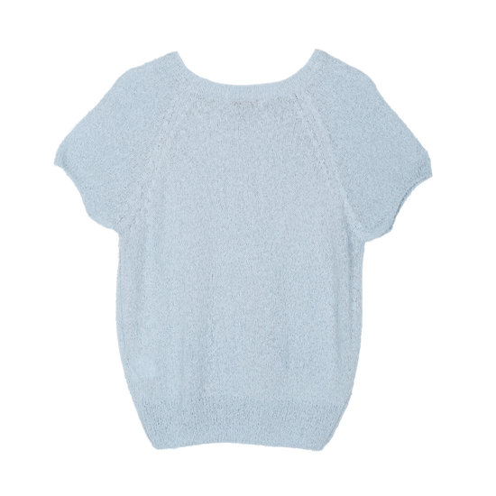 LUCID DRIZZLE HALF KNIT LIGHT BLUE