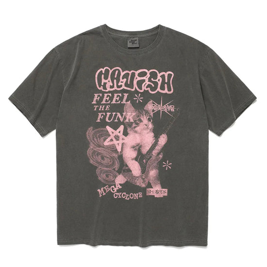 MEGA CYCLONE PIGMENT SS TEE CHARCOAL