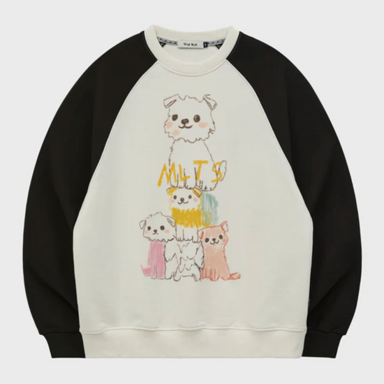 MLTS RAGLAN SWEATSHIRT IVORY