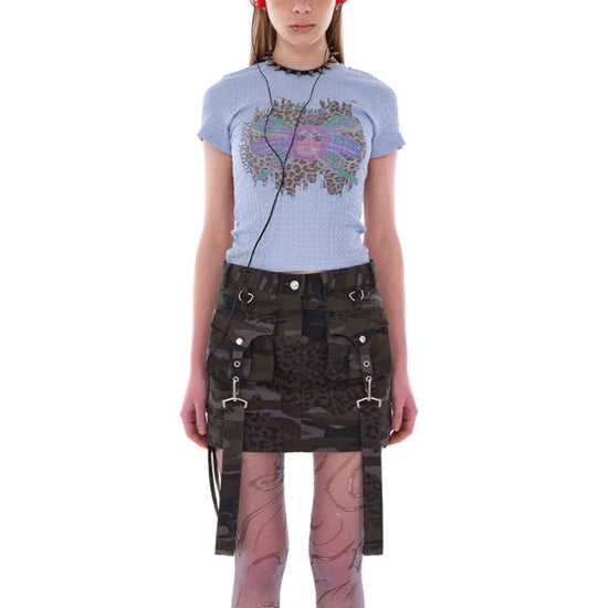 LB CREASE T-SHIRT BLUE