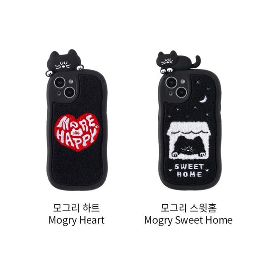 FIGURE BOUCLE PHONE CASE IPHONE 15 PRO MOGRY SWEET
