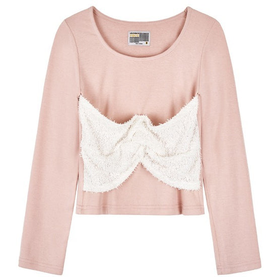 RIBBON LONG SLEEVE CORAL