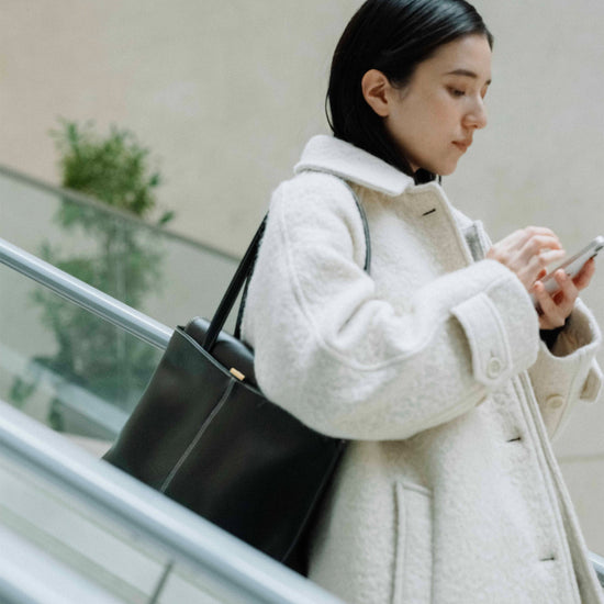 PANIER FLAP BAG BLACK