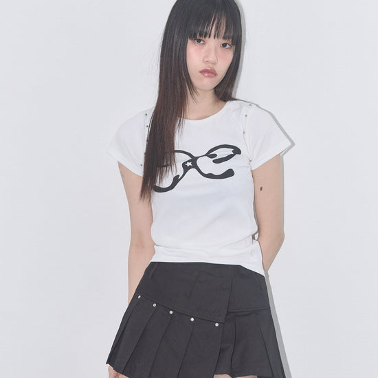 ETERNAL STUD TEE WHITE