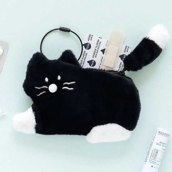 CARD WALLET 16000 KITTY BLACK