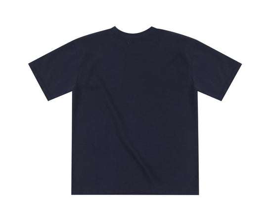 OPTICAL GRAPHIC T-SHIRT NAVY