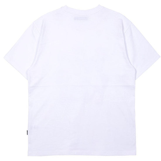 WK 3D LOGO HALF SLEEVE TSHIRTS WHITE