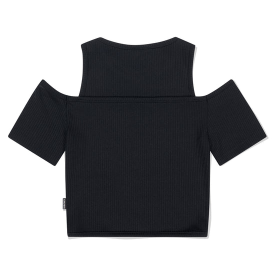 OFF SHOULDER KNIT BLACK