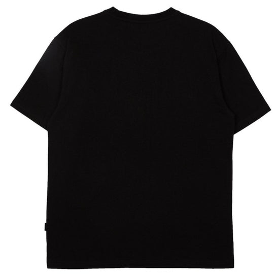 WK 3D LOGO HALF SLEEVE TSHIRTS BLACK