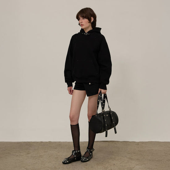 EYELET DF BAG BLACK