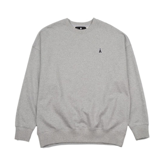 NEW ALAND A SMALL LOGO SWEAT SHIRT M/GREY