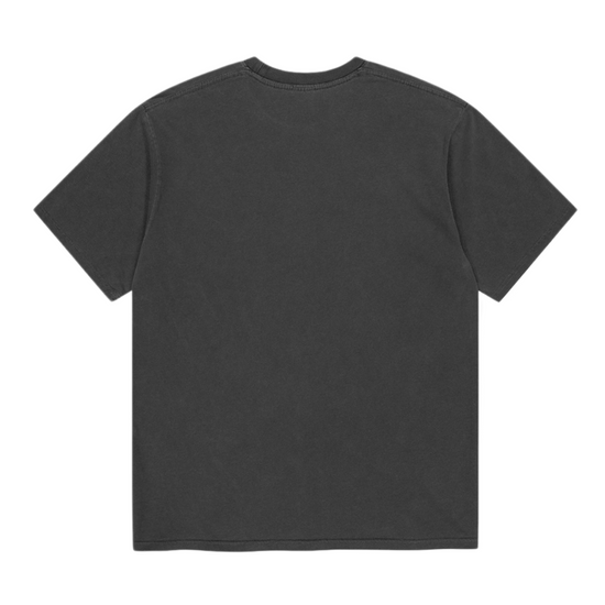 FLAME HEART PIGMENT TEE CHARCOAL