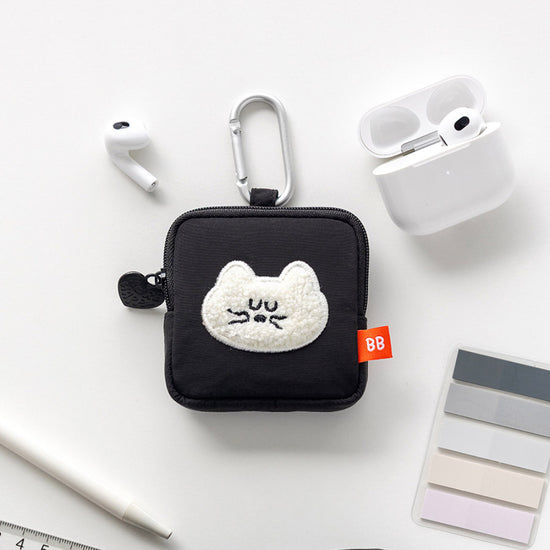 MOGRY HUG AIRPODS POUCH BLACK